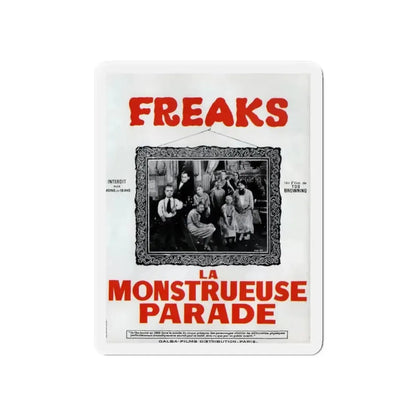 FREAKS (FRENCH) 1932 Movie Poster - Refrigerator Magnet - The Sticker Space