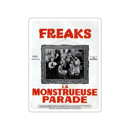 FREAKS (FRENCH) 1932 Movie Poster STICKER Vinyl Die-Cut Decal 5 Inch - The Sticker Space