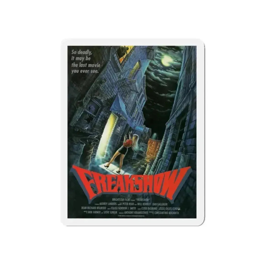 FREAKSHOW 1989 Movie Poster - Refrigerator Magnet - The Sticker Space