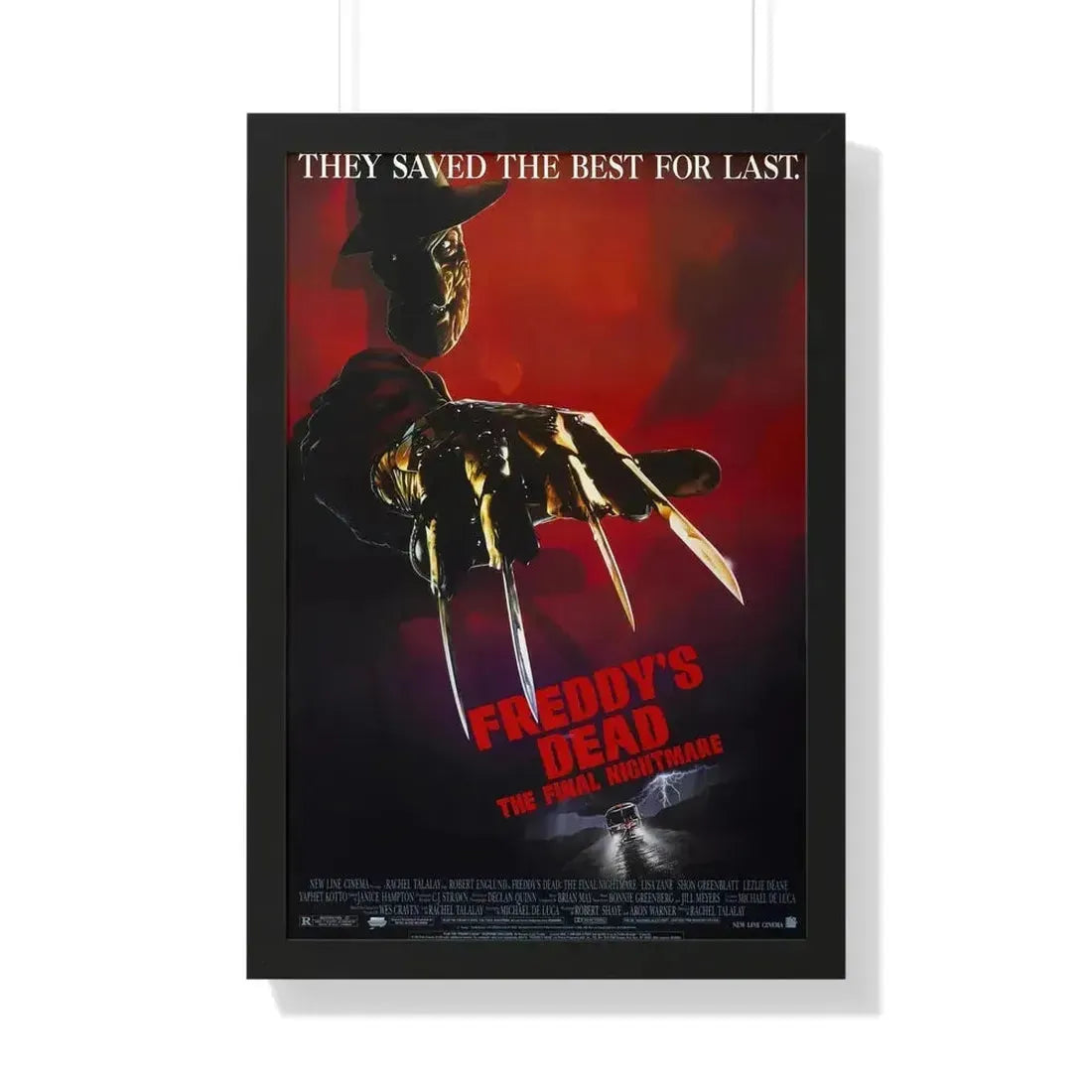 FREDDY'S DEAD THE FINAL NIGHTMARE 1991 - Framed Movie Poster - The Sticker Space