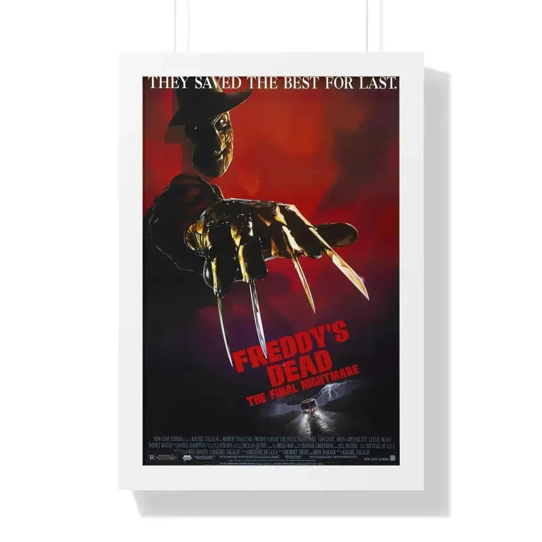 FREDDY'S DEAD THE FINAL NIGHTMARE 1991 - Framed Movie Poster - The Sticker Space