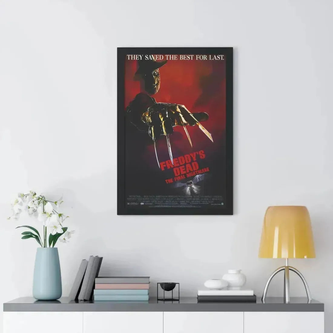 FREDDY'S DEAD THE FINAL NIGHTMARE 1991 - Framed Movie Poster - The Sticker Space