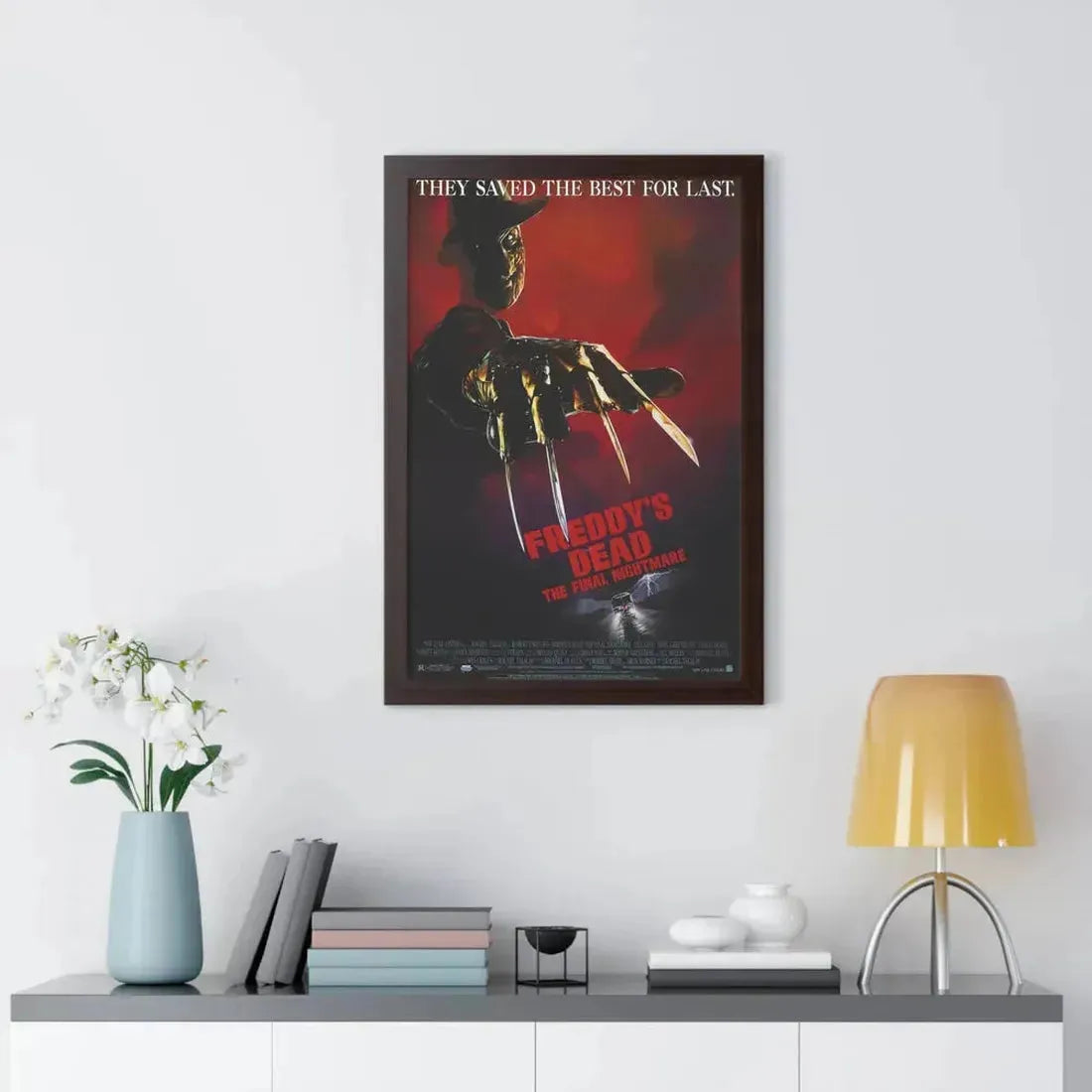 FREDDY'S DEAD THE FINAL NIGHTMARE 1991 - Framed Movie Poster - The Sticker Space