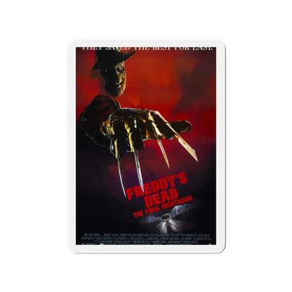 FREDDY'S DEAD THE FINAL NIGHTMARE 1991 Movie Poster - Refrigerator Magnet 2 Inch - The Sticker Space
