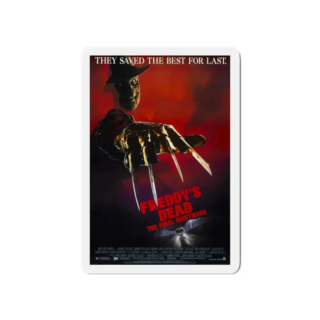 FREDDY'S DEAD THE FINAL NIGHTMARE 1991 Movie Poster - Refrigerator Magnet - The Sticker Space