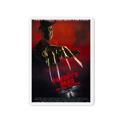 FREDDY'S DEAD THE FINAL NIGHTMARE 1991 Movie Poster - Refrigerator Magnet - The Sticker Space