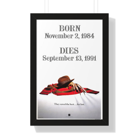 FREDDY'S DEAD (TEASER) 1991 - Framed Movie Poster-16″ x 24″-The Sticker Space