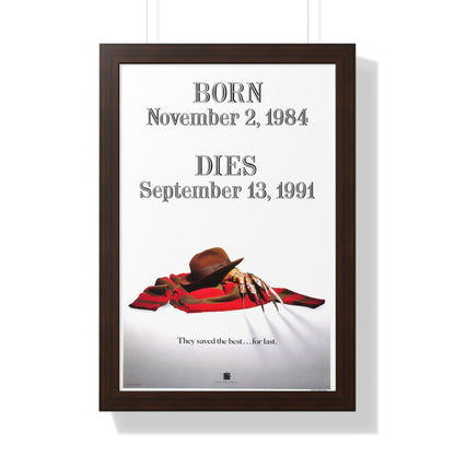 FREDDY'S DEAD (TEASER) 1991 - Framed Movie Poster-16″ x 24″-The Sticker Space