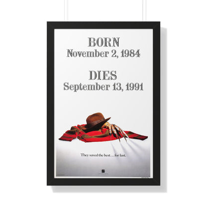 FREDDY'S DEAD (TEASER) 1991 - Framed Movie Poster-20" x 30"-The Sticker Space