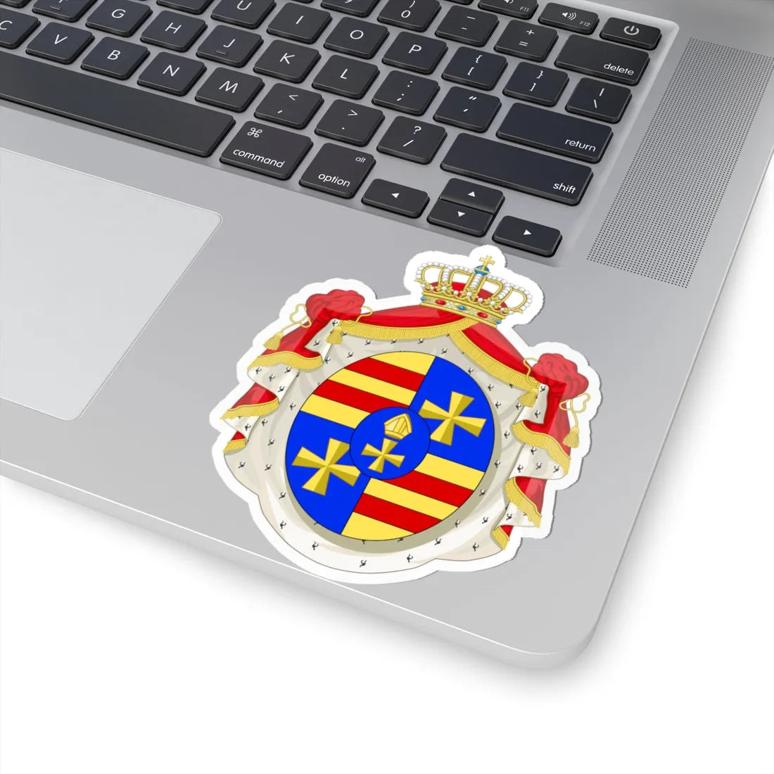 Frederic-Auguste 1er dOldenbourg (Denmark) (Coat of Arms) STICKER Vinyl Kiss-Cut Decal - The Sticker Space