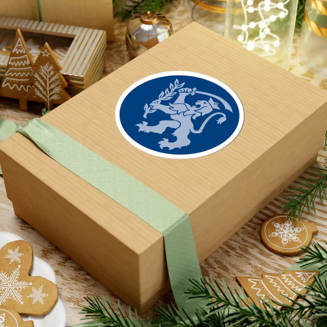 Fredericia Kommune coa (Denmark) (Coat of Arms) STICKER Vinyl Kiss-Cut Decal - The Sticker Space