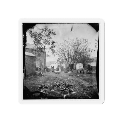 Fredericksburg, Va. Cooking Tent Of The U.S. Sanitary Commission (U.S. Civil War) Refrigerator Magnet 5 Inch Die-Cut - The Sticker Space