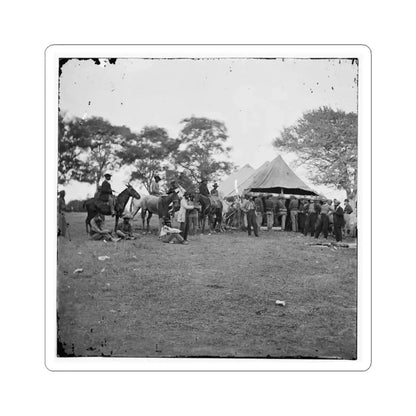 Fredericksburg, Va. Soldiers Filling Canteens (U.S. Civil War) STICKER Vinyl Kiss-Cut Decal 3 Inch White - The Sticker Space