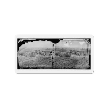 Fredericksburg, Va. View Of Town From Tyler's Battery (U.S. Civil War) Refrigerator Magnet - The Sticker Space