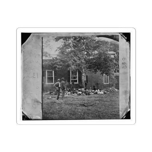 Fredericksburg, Va. Wounded From the Battle of the Wilderness (U.S. Civil War) STICKER Vinyl Kiss-Cut Decal 2 Inch White - The Sticker Space