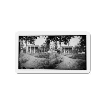 Fredericksburg, Va. Marye House, With Rifle Pits In Front (U.S. Civil War) Refrigerator Magnet-4" x 4"-The Sticker Space