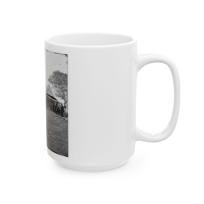 Fredericksburg, Va. Soldiers Filling Canteens (U.S. Civil War) White Coffee Mug