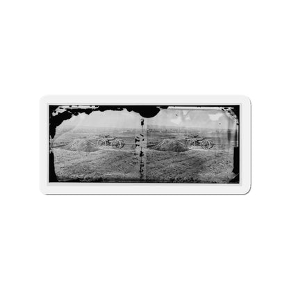 Fredericksburg, Va. View Of Town From Tyler's Battery (U.S. Civil War) Refrigerator Magnet-3" x 3"-The Sticker Space