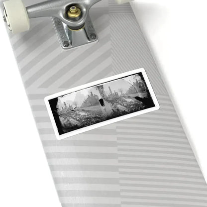 Fredericksburg, Virginia . Ruins of Houses (U.S. Civil War) STICKER Vinyl Kiss-Cut Decal - The Sticker Space