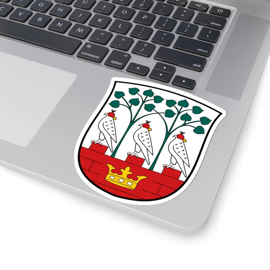 Frederiksberg Kommune coa (Denmark) (Coat of Arms) STICKER Vinyl Kiss-Cut Decal - The Sticker Space