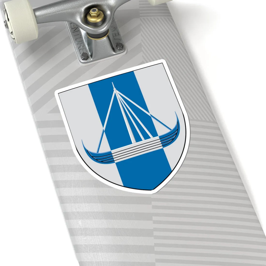 Frederikssund Kommune coa (Denmark) (Coat of Arms) STICKER Vinyl Kiss-Cut Decal - The Sticker Space