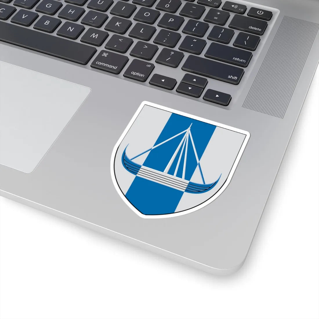 Frederikssund Kommune coa (Denmark) (Coat of Arms) STICKER Vinyl Kiss-Cut Decal - The Sticker Space