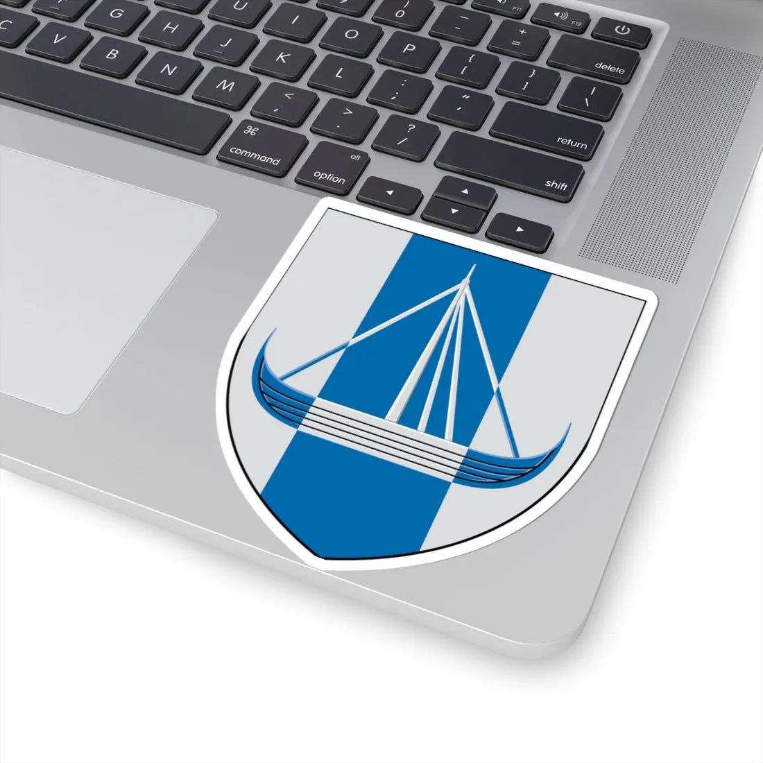 Frederikssund Kommune coa (Denmark) (Coat of Arms) STICKER Vinyl Kiss-Cut Decal - The Sticker Space