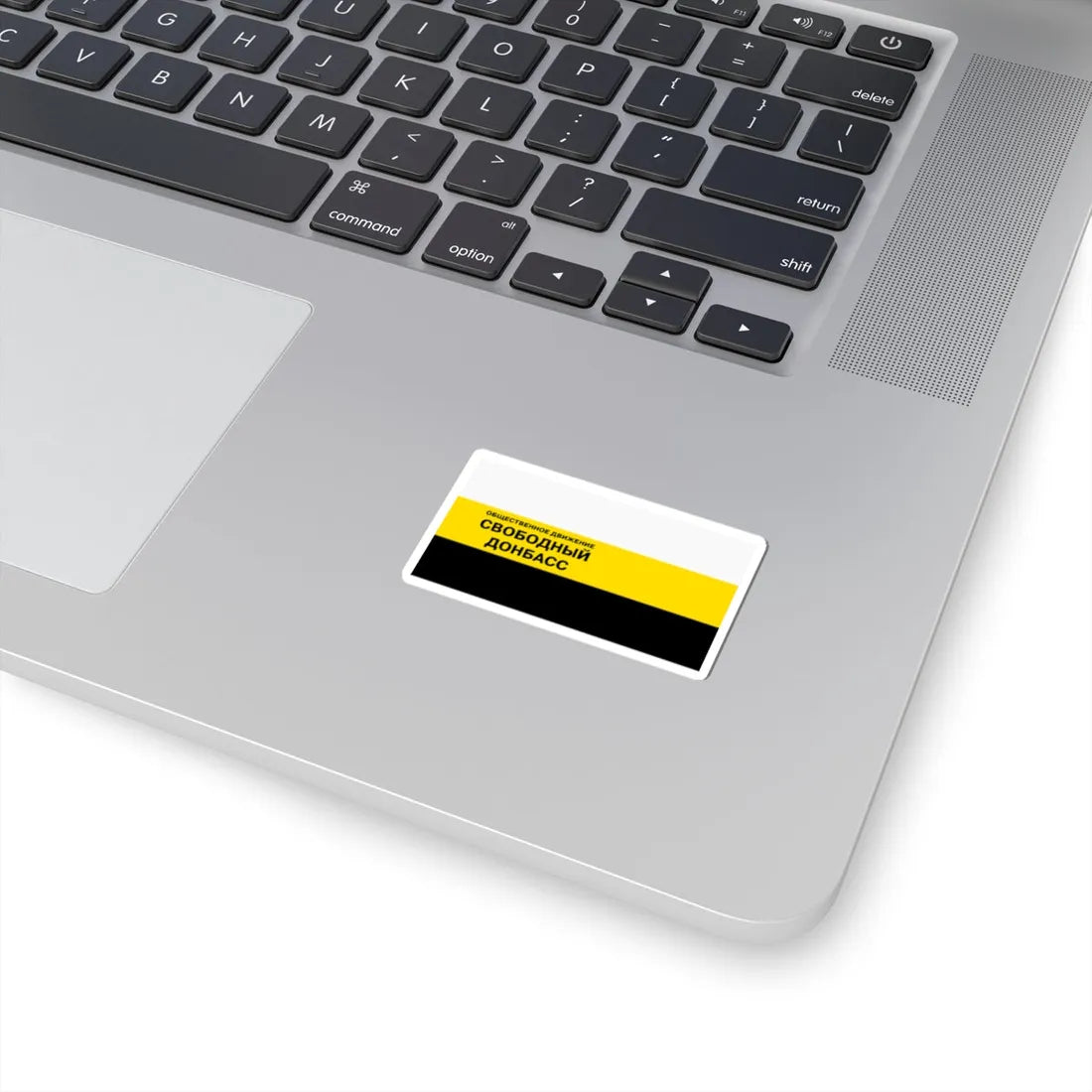 Free Donbas flag (Ukraine) STICKER Vinyl Kiss-Cut Decal - The Sticker Space