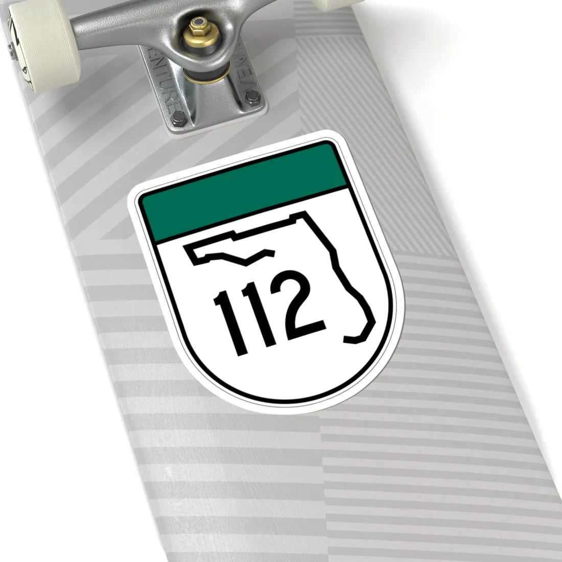 Free Florida 112 (Florida) (Road Sign) STICKER Vinyl Kiss-Cut Decal - The Sticker Space