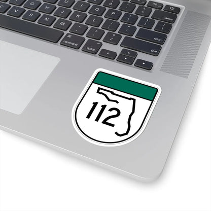 Free Florida 112 (Florida) (Road Sign) STICKER Vinyl Kiss-Cut Decal - The Sticker Space