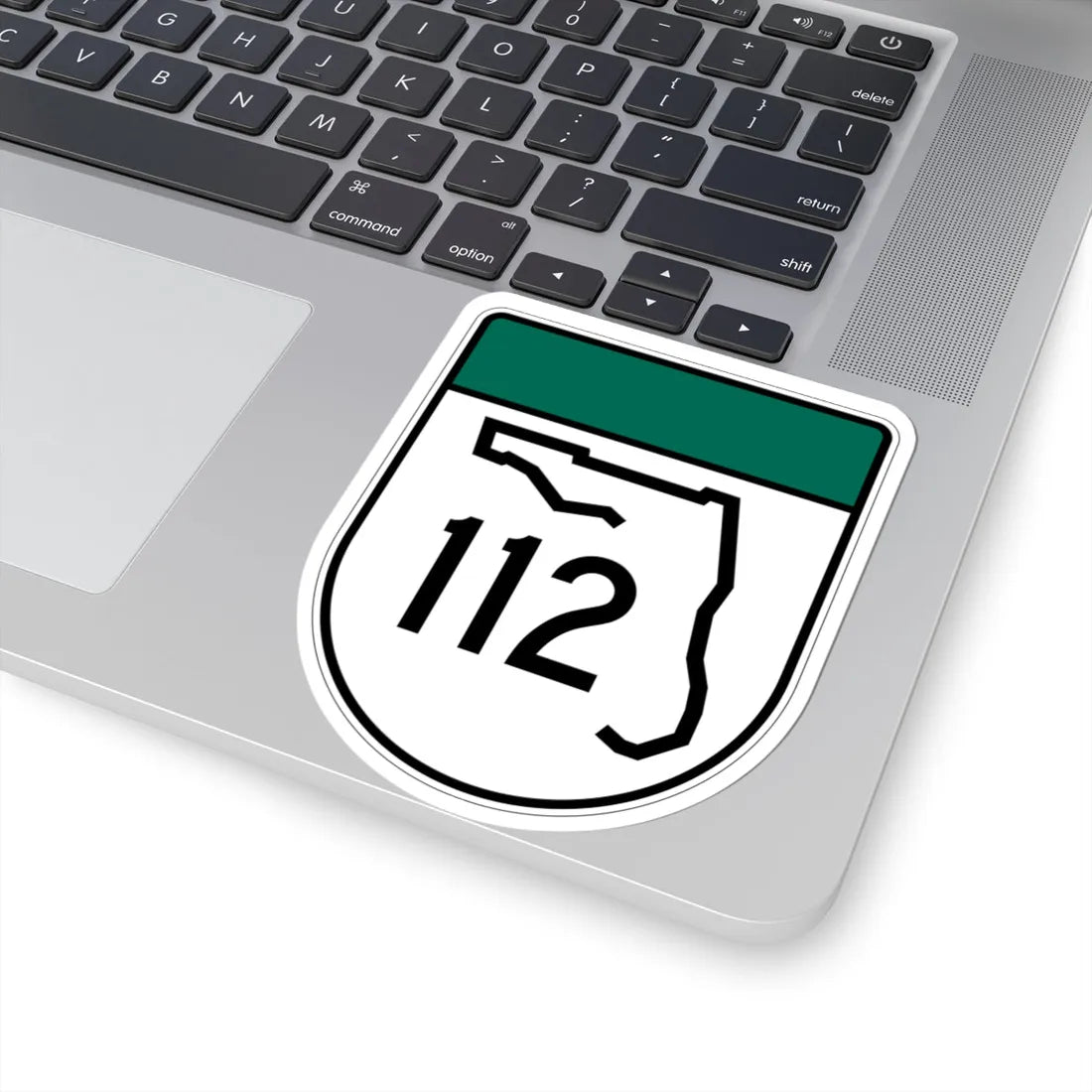 Free Florida 112 (Florida) (Road Sign) STICKER Vinyl Kiss-Cut Decal - The Sticker Space
