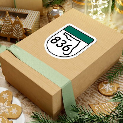 Free Florida 836 (Florida) (Road Sign) STICKER Vinyl Kiss-Cut Decal - The Sticker Space