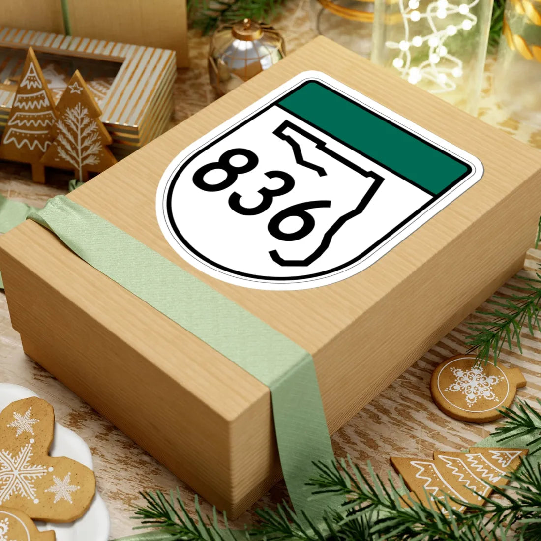 Free Florida 836 (Florida) (Road Sign) STICKER Vinyl Kiss-Cut Decal - The Sticker Space