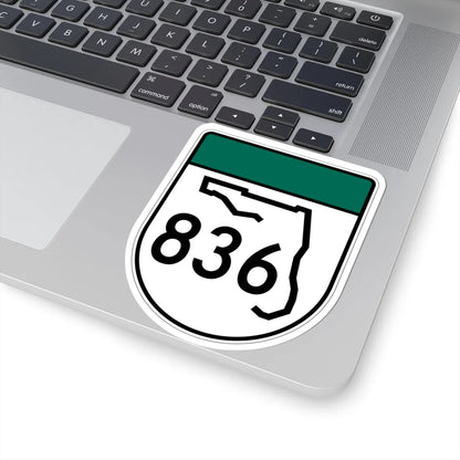 Free Florida 836 (Florida) (Road Sign) STICKER Vinyl Kiss-Cut Decal - The Sticker Space