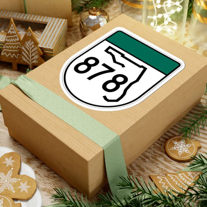 Free Florida 878 (Florida) (Road Sign) STICKER Vinyl Kiss-Cut Decal - The Sticker Space