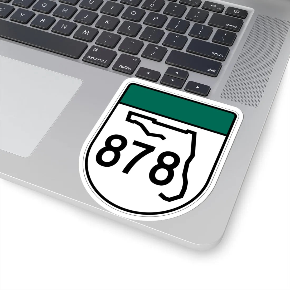 Free Florida 878 (Florida) (Road Sign) STICKER Vinyl Kiss-Cut Decal - The Sticker Space