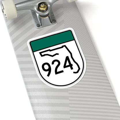 Free Florida 924 (Florida) (Road Sign) STICKER Vinyl Kiss-Cut Decal - The Sticker Space