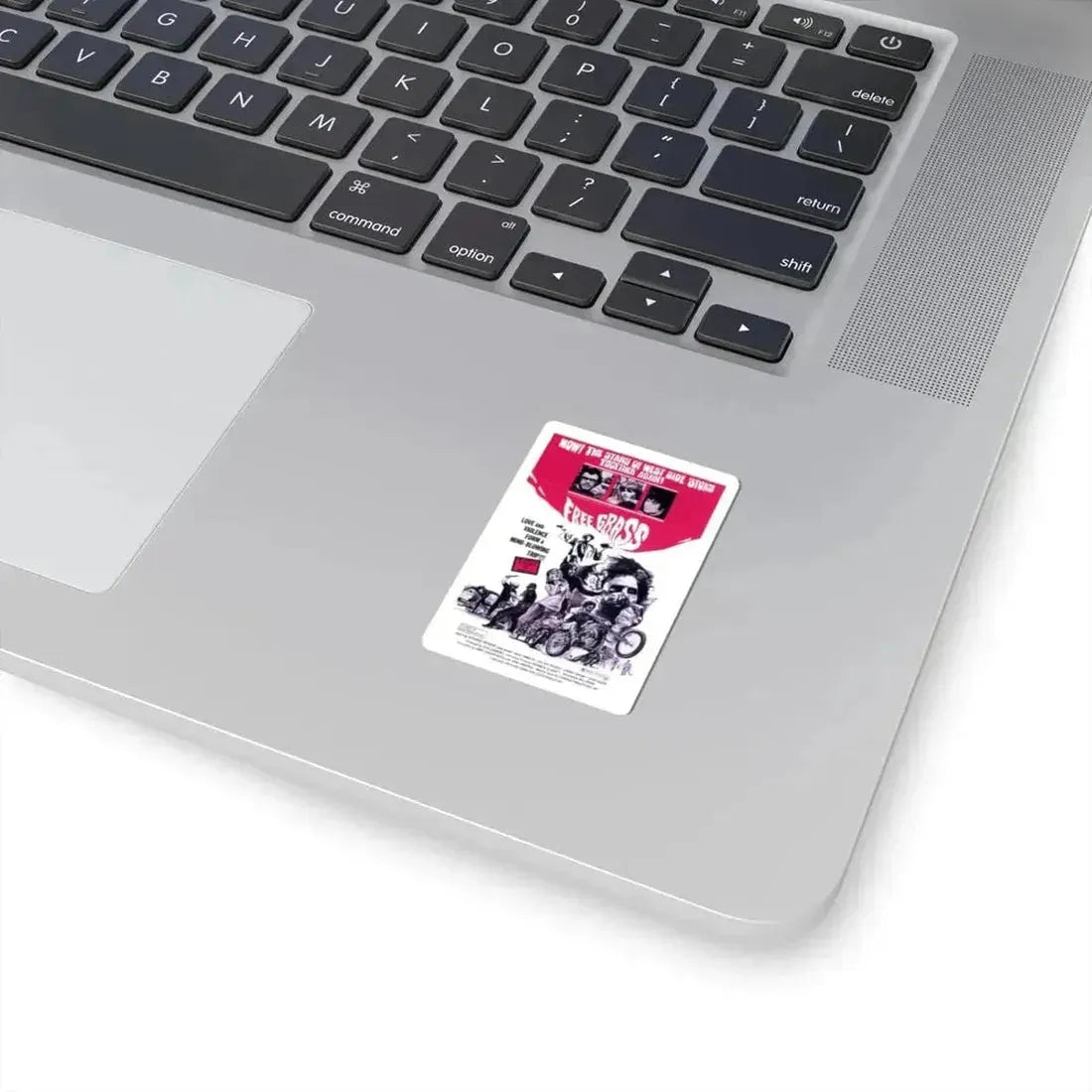 Free Grass 1969 Movie Poster - STICKER Vinyl Kiss-Cut Decal - The Sticker Space