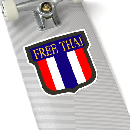 Free Thai insignia (Thailand) (Coat of Arms) STICKER Vinyl Kiss-Cut Decal - The Sticker Space