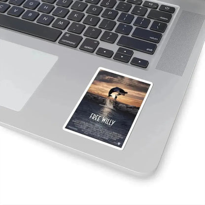 Free Willy 1993 Movie Poster - STICKER Vinyl Kiss-Cut Decal - The Sticker Space