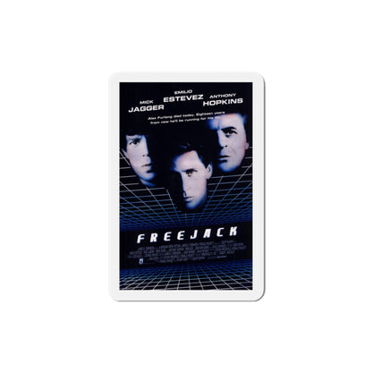 Freejack 1992 Movie Poster Die-Cut Magnet-4" x 4"-The Sticker Space