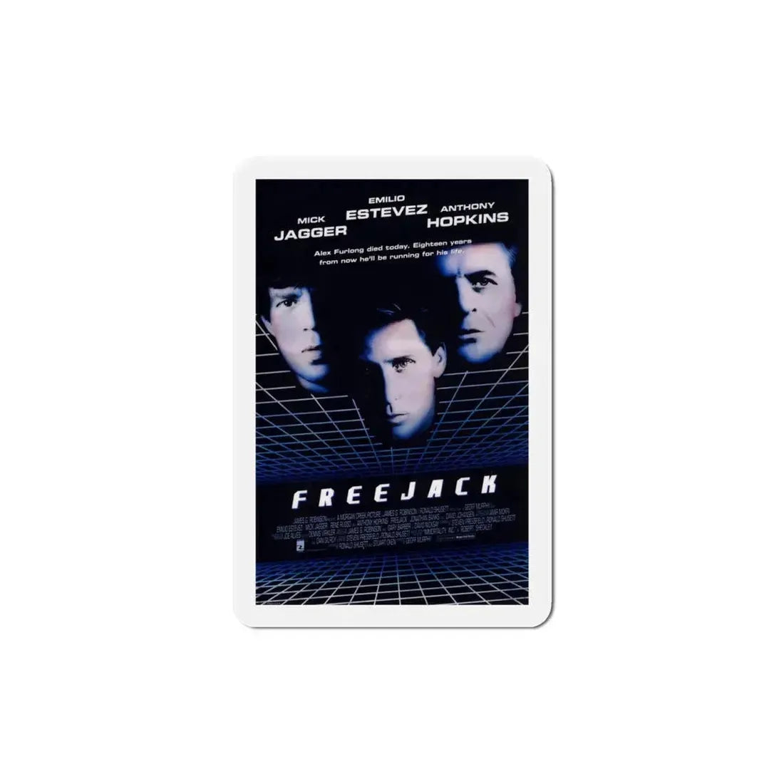 Freejack 1992 Movie Poster Refrigerator Magnet 6 Inch - The Sticker Space