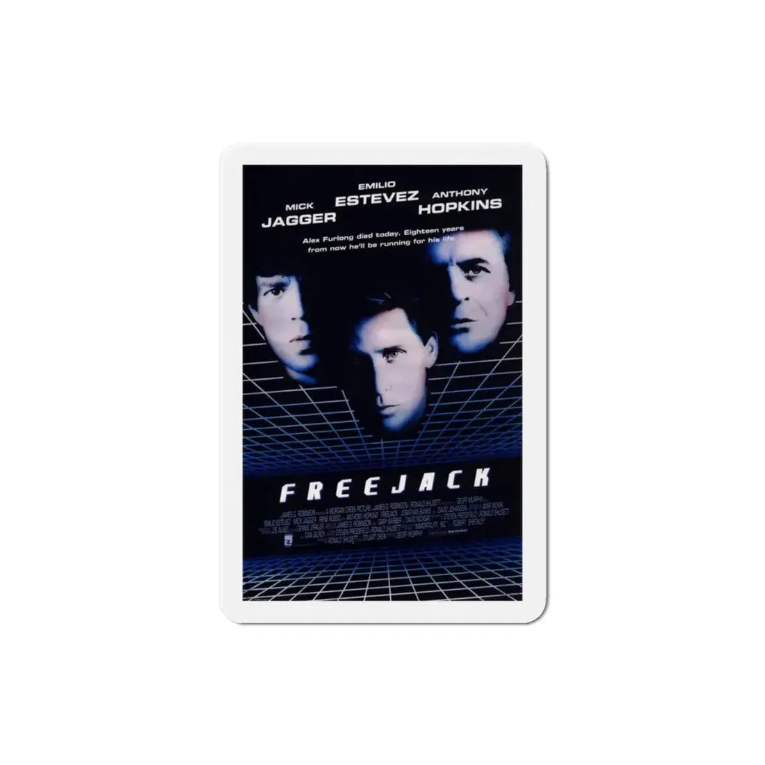 Freejack 1992 Movie Poster Refrigerator Magnet - The Sticker Space