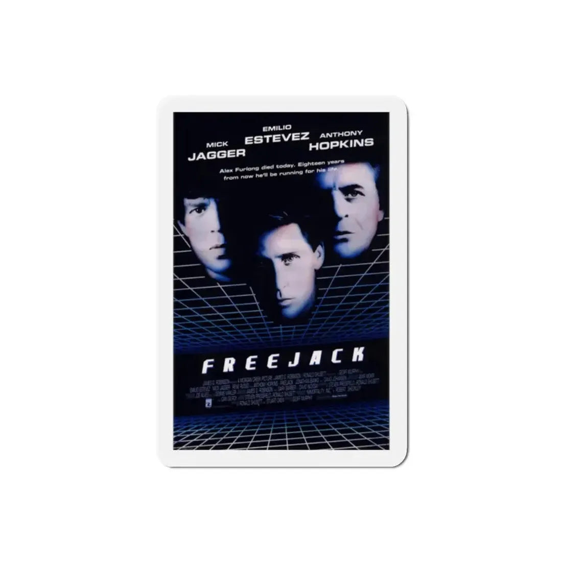 Freejack 1992 Movie Poster Refrigerator Magnet - The Sticker Space