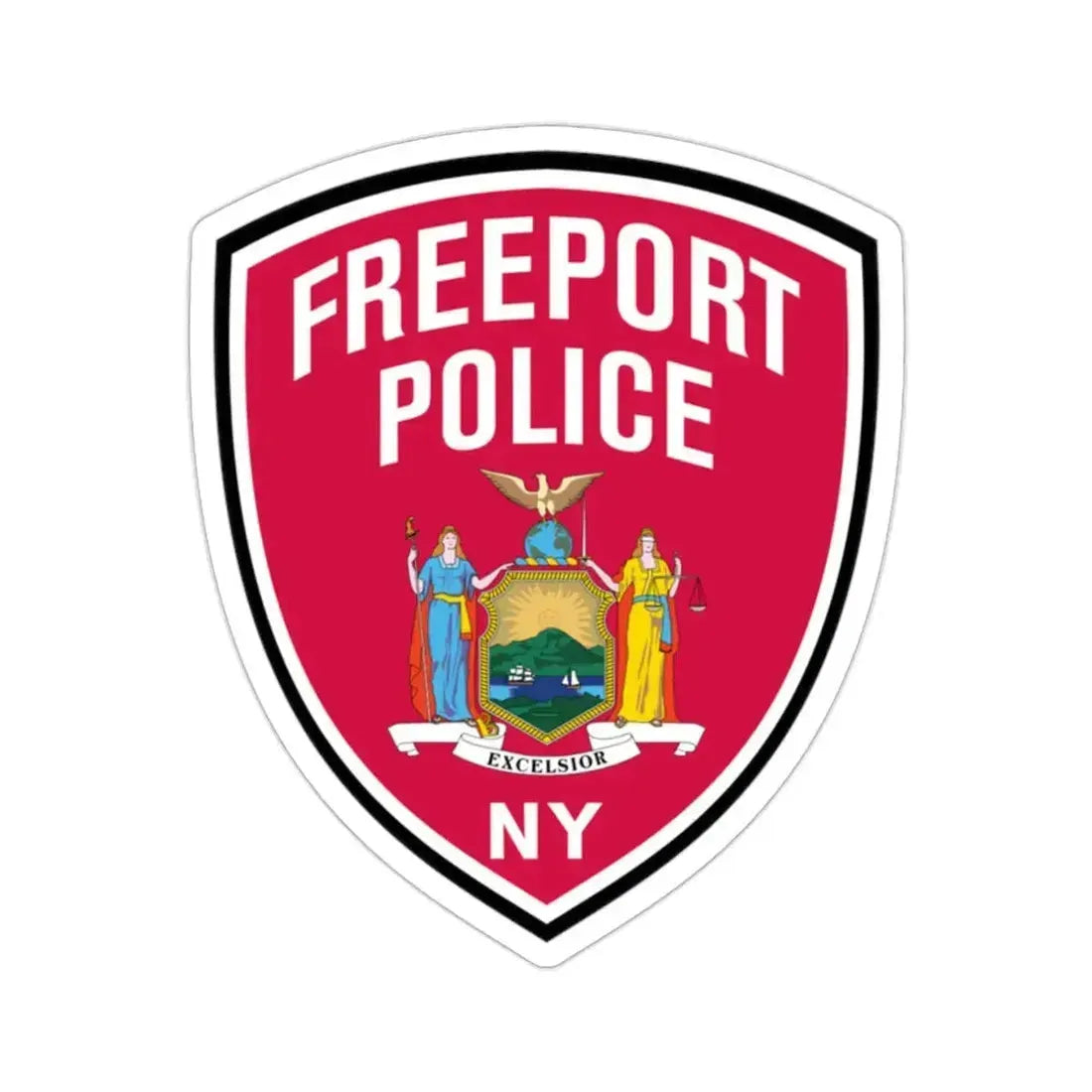 Freeport New York Police STICKER Vinyl Die-Cut Decal 2 Inch - The Sticker Space