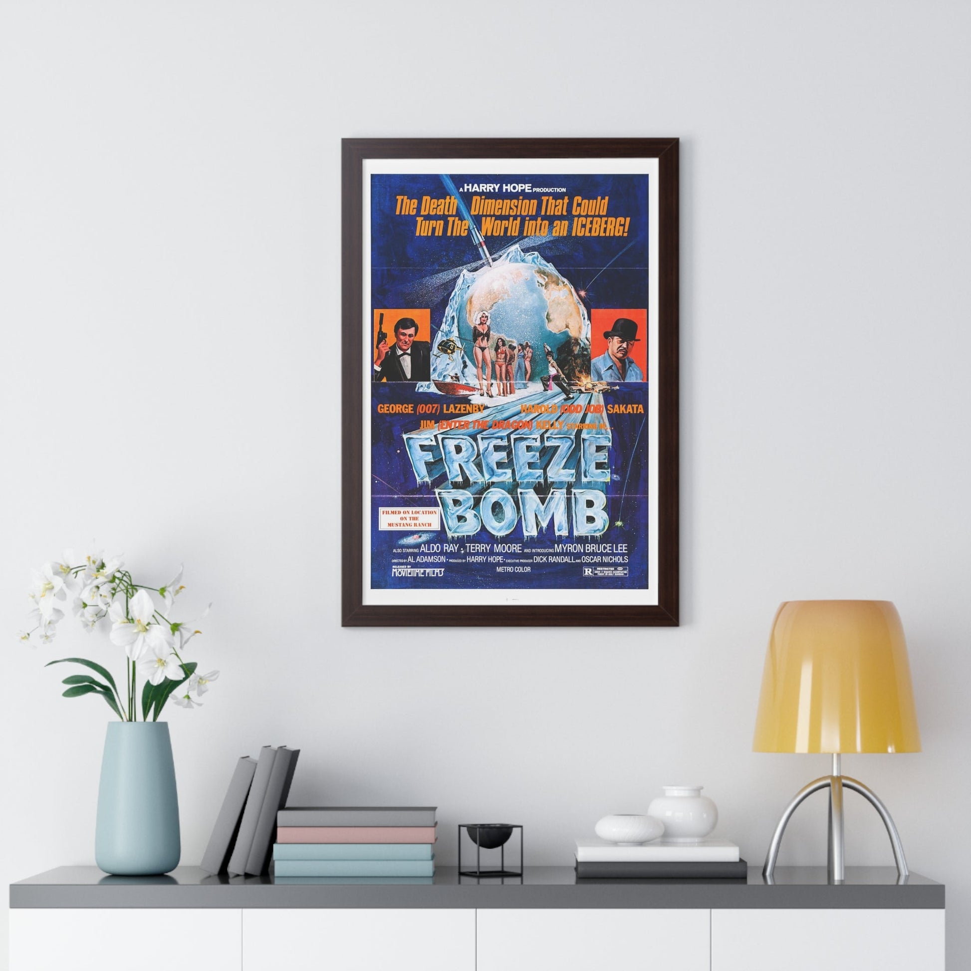 FREEZE BOMB (DEATH DIMENSION) 1978 - Framed Movie Poster-The Sticker Space