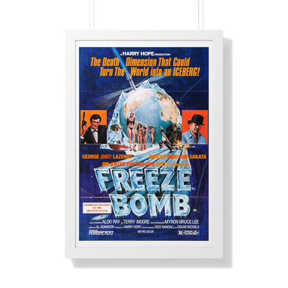 FREEZE BOMB (DEATH DIMENSION) 1978 - Framed Movie Poster-20" x 30"-The Sticker Space