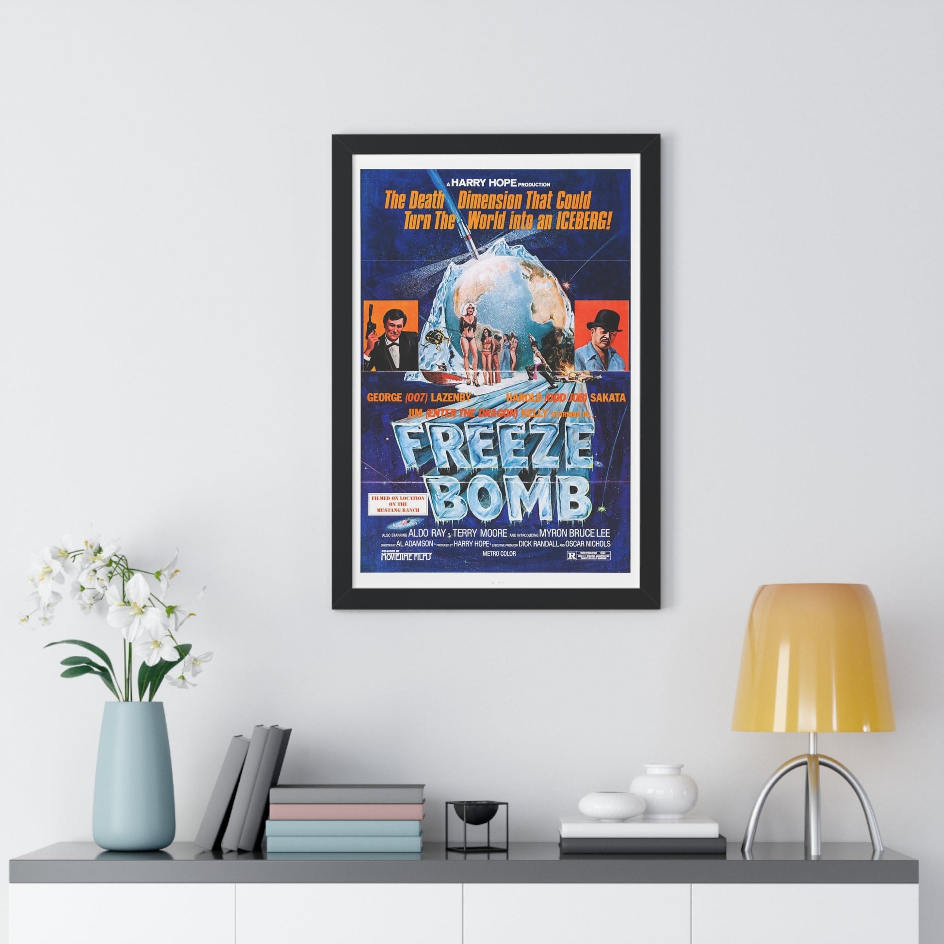 FREEZE BOMB (DEATH DIMENSION) 1978 - Framed Movie Poster-The Sticker Space