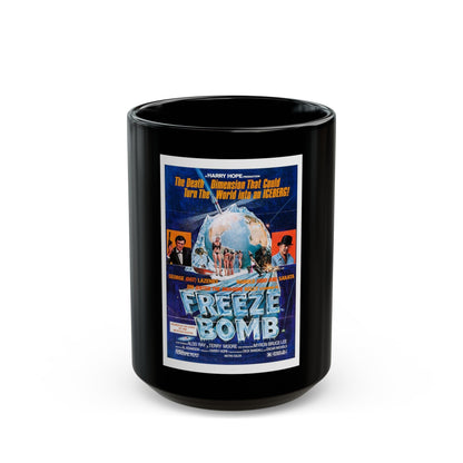 FREEZE BOMB (DEATH DIMENSION) 1978 Movie Poster - Black Coffee Mug-15oz-The Sticker Space