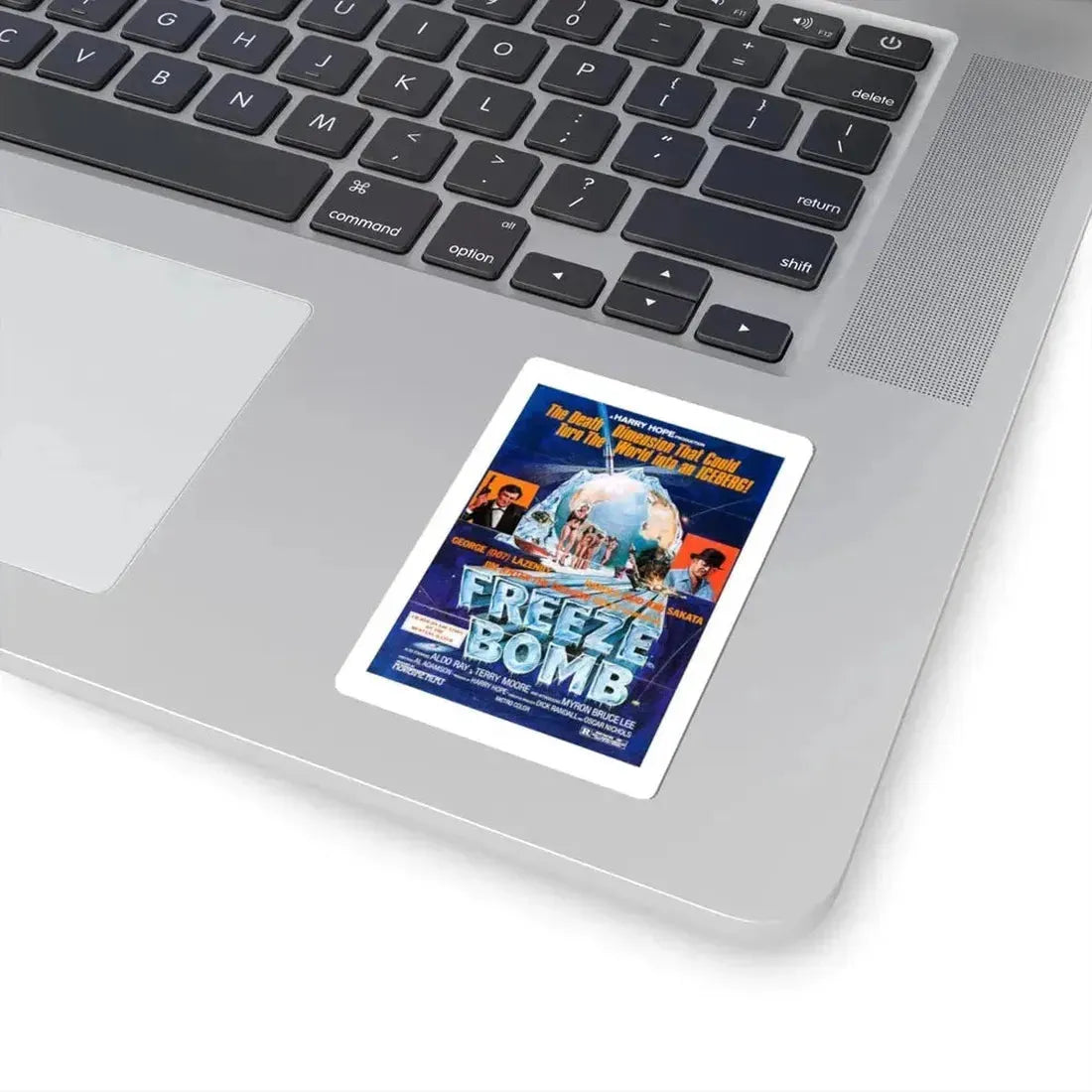 FREEZE BOMB (DEATH DIMENSION) 1978 Movie Poster - STICKER Vinyl Kiss-Cut Decal - The Sticker Space
